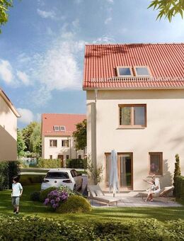 Doppelhaushälfte mit Terrasse und Garten - Großpösna