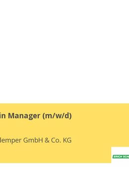 Supply Chain Manager (m/w/d) - Velbert