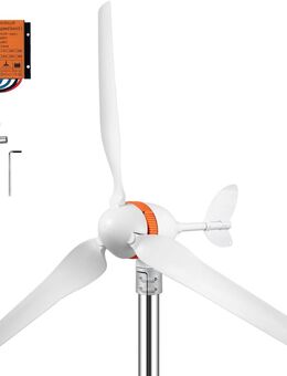 Windkraftturbinengenerator Windturbinengenerator 400 W Windgenerator MPPT Controller Windkraftanlage mit 3 Blatt Laderegler Windkraftgenerator für Stromerzeugung - Wuppertal