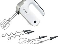 BOSCH Handmixer Styline MFQ4835DE, 2x Rührbesen, Knethaken Edelst., 5 Stufen, weiß, 575 W, Turbotaste, ergon. Soft-Touch-Griff, Made in Europe