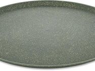 KOZIOL Speiseteller CONNECT PLATE Ø 25,5 cm, aus biozirkulärem Material, (4 St), Spülmaschinengeeignet und melaminfrei, Made in Germany