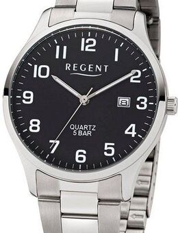 Regent Quarzuhr F1564 - 18554497, Armbanduhr, Herrenuhr, Datum, Leuchtzeiger