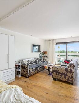 RESERVIERT - Möbliertes 1,5 Zimmer-DG-Apt. mit Weitblick nach Mannheim - Lampertheim