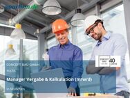 Manager Vergabe & Kalkulation (m/w/d) - München