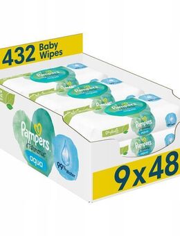Pampers Harmonie Aqua Feuchttücher 9 x 48 Stk. Set 232 - Ingolstadt
