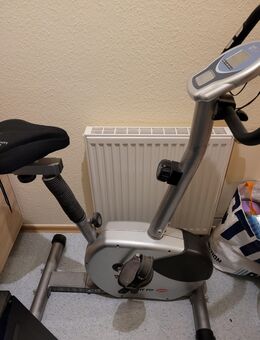 Heimtrainer Fahrrad schwarz/silber - Tiefenthal (Landkreis Bad Dürkheim)
