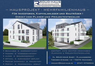 + EXKLUSIVES MEHRFAMILIENHAUS-PROJEKT! +