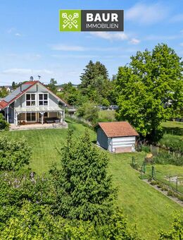 Wohnen, Arbeiten & Genießen auf dem Land - Traumhaftes Einfamilienhaus mit Tiny House in idyllischer Ortsrandlage bei Bad Waldsee - Bad Waldsee