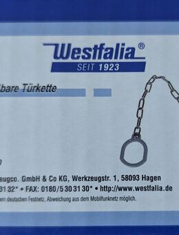 Neue Türgriffkette/Türkette und Sicherheitsschloss - München Schwabing-Freimann