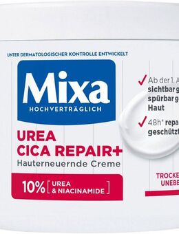 Mixa Körpercreme Mixa Urea Cica Repair + Creme, mit hoher Wirksamkeit