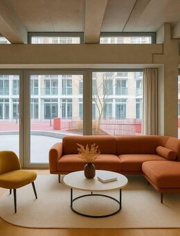 Neubau-Wohnung im Erstbezug: Wohnen auf zwei Ebenen mit viel Raum, Einbauküche und Terrasse - Berlin