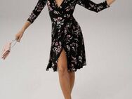 Laura Scott Sommerkleid figurbetonter Schnitt, geblümtes Design, aus Single Jersey