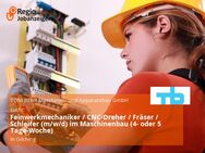 Feinwerkmechaniker / CNC-Dreher / Fräser / Schleifer (m/w/d) im Maschinenbau (4- oder 5 Tage-Woche) - Gilching