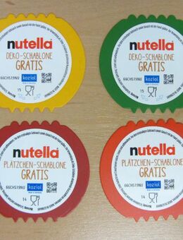 Plätzchenausstecher von Nutella 2019 Komplettsatz 4 Stück Koziol - Meerbusch