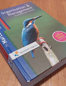 Organisation & Management, An International Approach, Marcus, van Dam, Medhurst, gebundene Ausgabe, 583 Seiten, Noordhoff Uitgevers, 2015, ISBN 978-90-01-85022-7, in Englisch - Schwabach
