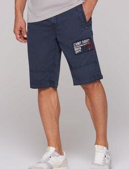CAMP DAVID Bermudas Sommerhose mit großem Logo-Aufnäher