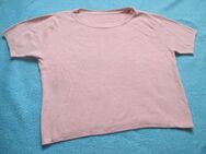 NEUw * Edel * DESIGNER * Fein- Strick * Kurzarm * Corp Top * Kurz- Pullover * Gr. 38- 40, 42/ S- M * rosè- quarz * - Riedlingen