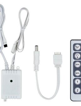 Paulmann LED-Streifen MaxLED Dimm/Switch-Controller 24V DC max. 144W Kunststoff, Zubehör, mit Fernbedienung