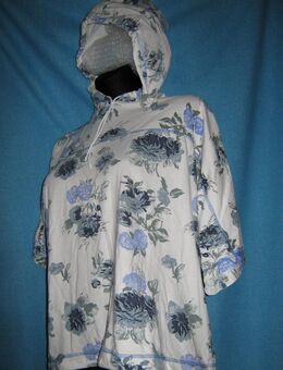 NEUw * Original VINTAGE * Rosen * Blüten * Flower * Romantik * DESIGNER * Kapuzen * Hoodie * Kurzarm * T- Shirt * Gr. 36- 38, 40/ S- M * Oversize * weiß * hell- himmel- blau * grau * grün * - Riedlingen