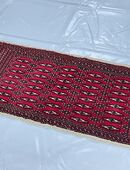 teppich handgeknüpfter Perserteppich Torkman wolle 128 x 58 cm in 27570