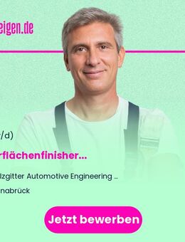Oberflächenfinisher (m/w/d) - Osnabrück