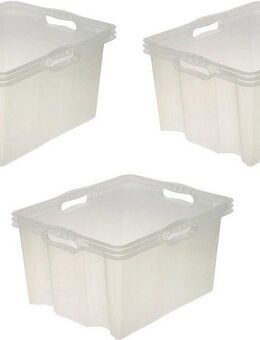 keeeper Organizer franz (Set, 3 St), Aufbewahrungsboxen xl, 24 Liter, hochwertiger Kunststoff