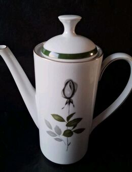 Seltmann Weiden Porzellan Kaffeekanne Teekanne Kanne Deckel Höhe 25cm Blume Rose - Essen