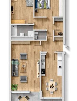 Gepflegte Eigentumswohnung mit Balkon und TG-Stellplatz in zentraler Lage von Freiburg - Freiburg (Breisgau)