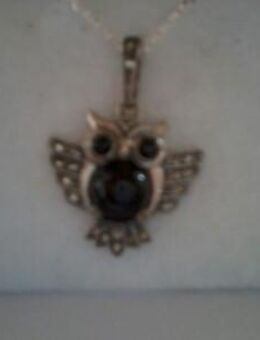 Eulen-Silberanhänger (Designerschmuck) - Viernheim