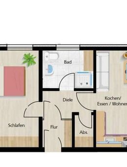 2,5 Zimmer-Wohnung in exquisiter und ruhiger Wohnlage an der Tauber - Creglingen