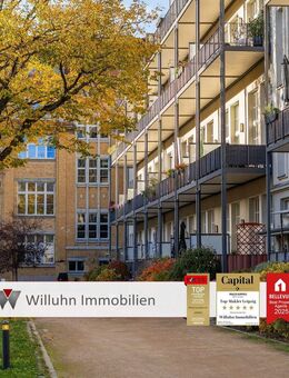 Bald frei! Loft-Wohnung mit Balkon l EBK l 2 TG-Stellplätzen & Wellnessbereich - Leipzig