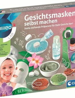 Clementoni® Experimentierkasten Galileo, Gesichtsmasken selbst machen, Made in Europe