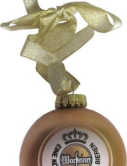 Warsteiner Brauerei - Weihnachtskugel - Durchmesser 6,5 cm - Doberschütz