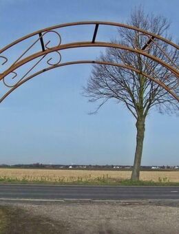 Rosenbogen massiv rund Rost aus 12 mm Volleisen Rankhilfe Pflanzgerüst - Wegberg Zentrum