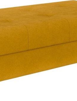 Home affaire Polsterhocker CHARRE XXL, Steppung im Sitzbereich, Maße: B/T/H: 118/73/40 cm, passend zur Serie CHARRE, auch in Cord und Bouclé