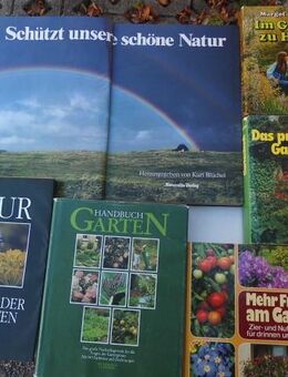 Bäume Natur Garten Blumen Gartenteiche Heilkräuter Zimmerpflanzen Omas Wissen Tiere ca. 28 Bücher +ein paar Magazine zus. 5,- - Flensburg