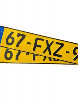 Autokennzeichen KFZ Kennzeichen für Sammler oder Showzwecke original geprägt Holland Niederland Set 5673 - Wuppertal