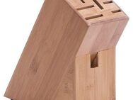 Zeller Present Messerblock Bamboo (1tlg), geeignet für 8 Messer und eine Schere