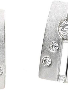 Firetti Paar Ohrstecker Schmuck Geschenk Ohrschmuck Ohrringe matt glanz, mit Zirkonia (synth)