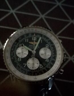 herren armbanduhr mit schwarzem lederband mit allen gravuren - Wadern Zentrum