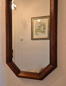 Spiegel 50x90cm mit massivem Holzrahmen - Solingen (Klingenstadt)
