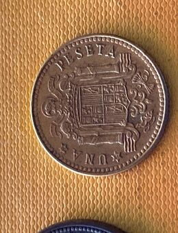 Münze Münzen Umlaufmünze Spanien 1 Peseta 1975 im Stern 80 - Alzey