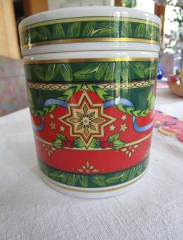 Porzellan Weihnachts Dose - Weichs