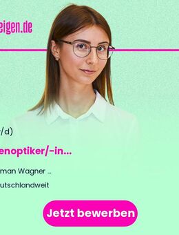 Augenoptiker/-in (m/w/d) - Saarbrücken Zentrum