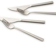 ECHTWERK Besteck-Set Angelini (4-tlg), 2 Personen, Chromnickelstahl 18/10, für Pizza, Quiche, Flammkuchen