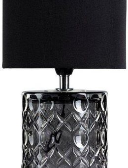Pauleen Tischleuchte Crystal Glow, ohne Leuchtmittel, E14, max. 20W E14, schwarz/grau, 230V, Stoff/Glas