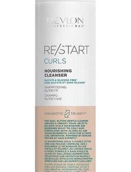 REVLON PROFESSIONAL Haarshampoo Re/Start CURLS Nourishing Cleanser 250 ml, Sanfte, pflegende Reinigung für lockiges, oder gewelltes Haar.