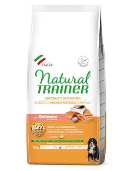 2 x 7 kg / 12 kg Natural Trainer Sensitive zum Sonderpreis! - Puppy & Junior Medium & Maxi mit Lachs (2 x 12 kg)
