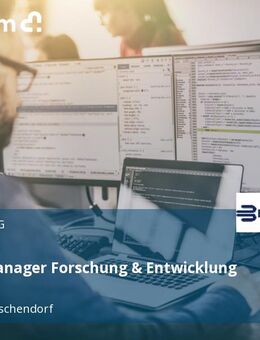 Projektmanager Forschung & Entwicklung (m/w/d) - Langenwolschendorf