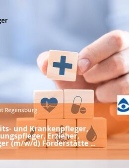 Gesundheits- und Krankenpfleger, Heilerziehungspfleger, Erzieher, Altenpfleger (m/w/d) Förderstätte Hemau - Hemau